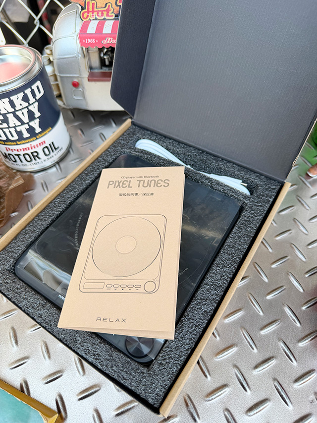 スピーカー内蔵で本体だけですぐ聴ける リラックス ピクセルチューンズ