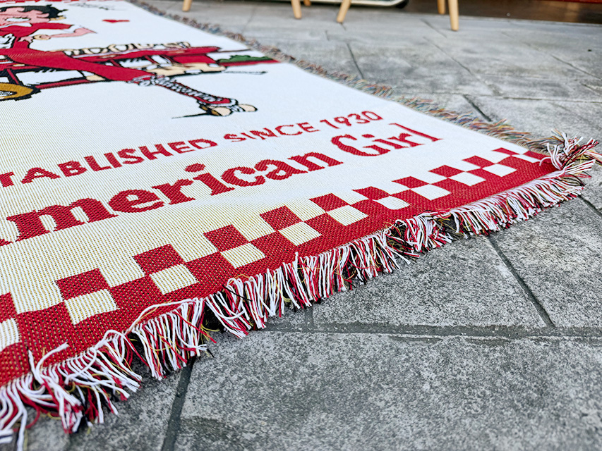 ベティ・ブープ　大判ラグマット　フリンジ　タペストリー ■ アメリカン雑貨 アメリカ雑貨 |  | 05