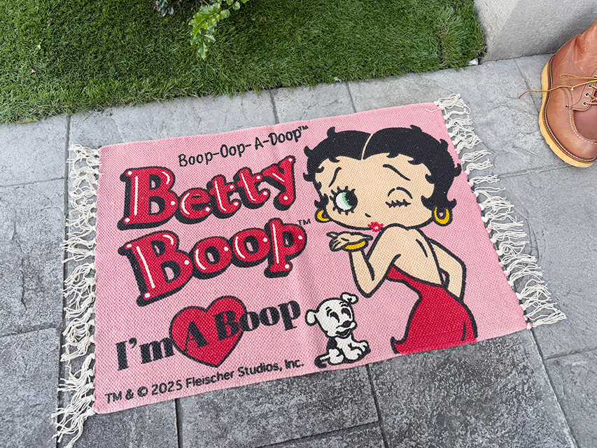 ベティ・ブープ　コットンマット　70cm　レギュラーサイズ　（ピンク/I'm A Boop） ■ アメリカン雑貨 アメリカ雑貨 | 