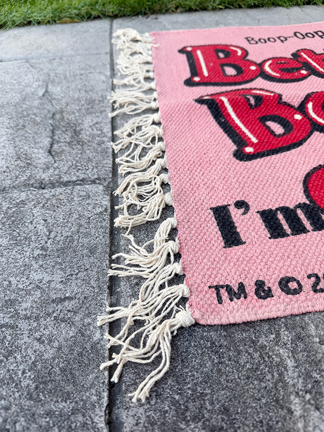 ベティ・ブープ　コットンマット　70cm　レギュラーサイズ　（ピンク/I'm A Boop） ■ アメリカン雑貨 アメリカ雑貨 |  | 03