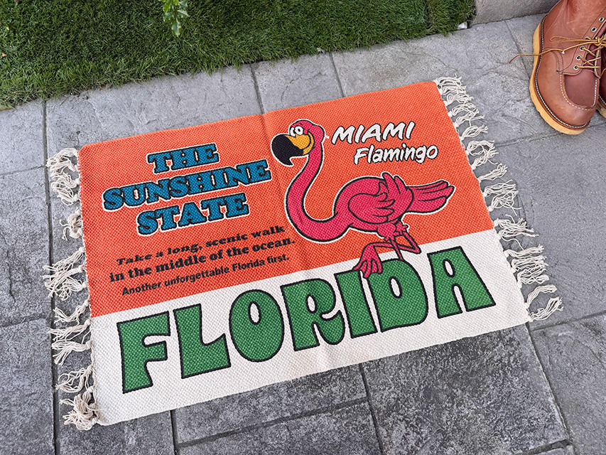 フロリダ　コットンマット　70cm　レギュラーサイズ ■ アメリカ雑貨 アメリカン雑貨 | 