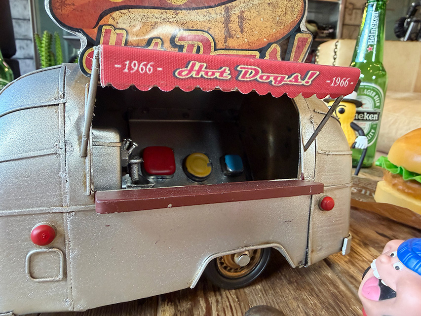 ホットドッグ　フードスタンド　トレーラー　ブリキオブジェ ■ アメリカン雑貨 アメリカ雑貨 |  | 04