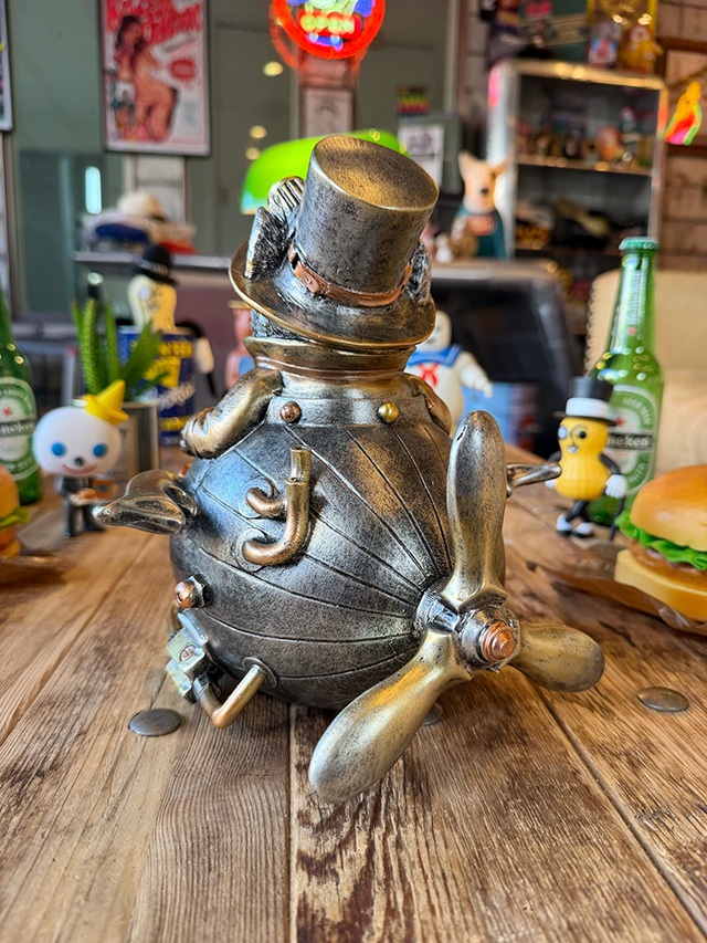 スチームパンク　メカキャット　ポリレジン　オブジェ ■ アメリカ雑貨 アメリカン雑貨 |  | 04