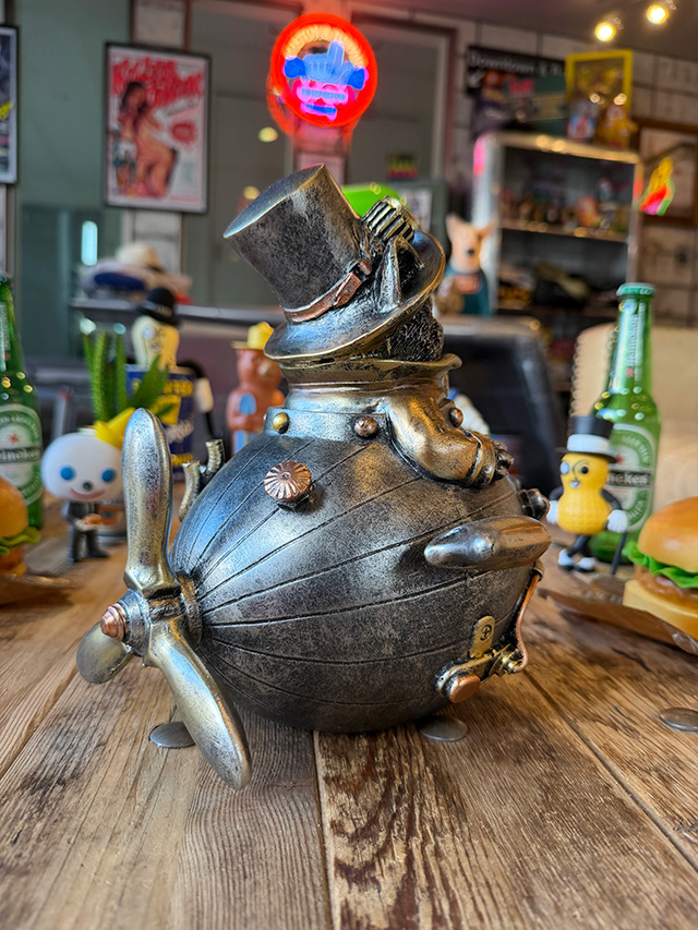 スチームパンク　メカキャット　ポリレジン　オブジェ ■ アメリカ雑貨 アメリカン雑貨 |  | 05