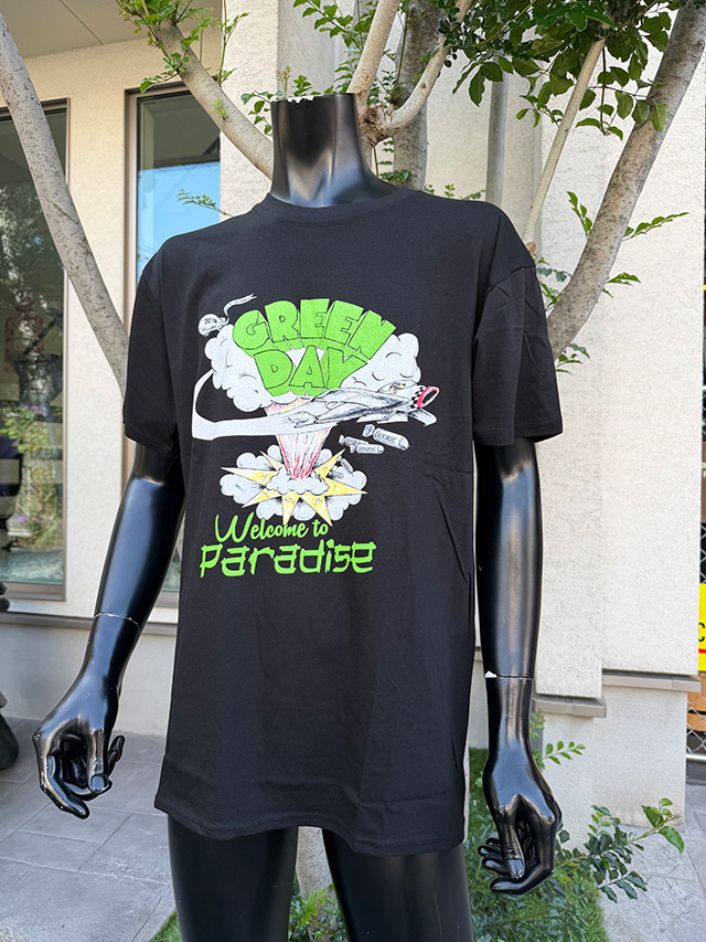グリーンデイ オフィシャル パラダイス Tシャツ （Mサイズ） 公式