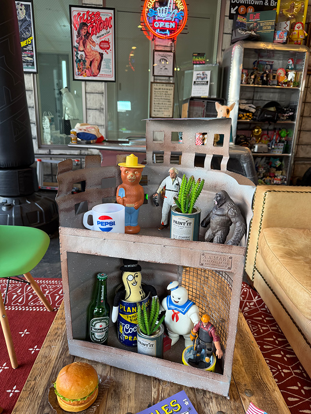 ドラム缶　2段　廃墟工場　プランター　ジオラマ廃墟基地　ディスプレイ台 ■ アメリカン雑貨 アメリカ雑貨 | 