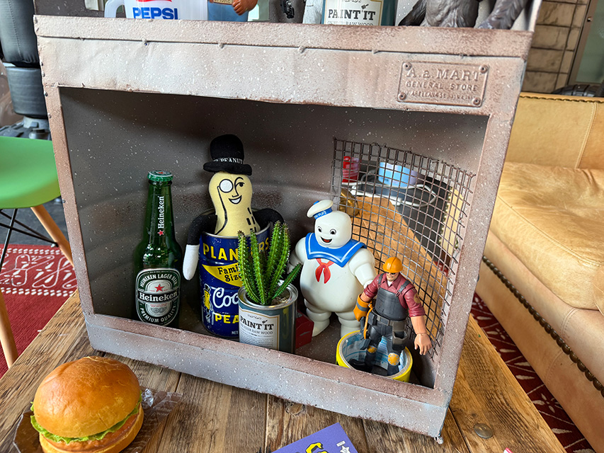 ドラム缶　2段　廃墟工場　プランター　ジオラマ廃墟基地　ディスプレイ台 ■ アメリカン雑貨 アメリカ雑貨 |  | 03