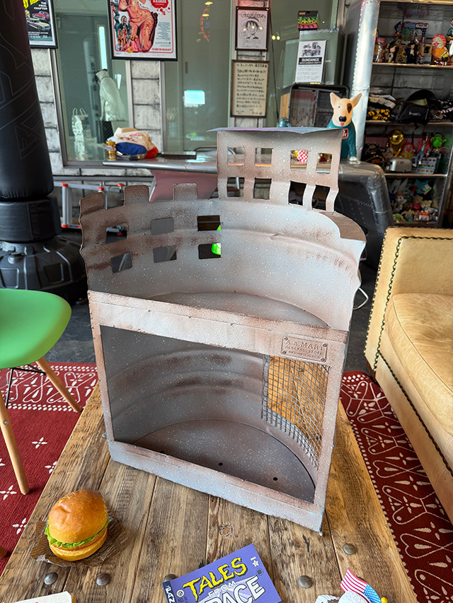 ドラム缶　2段　廃墟工場　プランター　ジオラマ廃墟基地　ディスプレイ台 ■ アメリカン雑貨 アメリカ雑貨 |  | 06