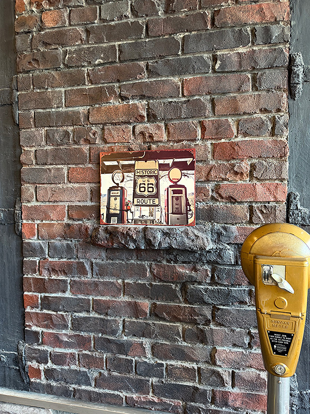 ルート66　古びたガススタ　ミニブリキ看板 ■ アメリカン雑貨 アメリカ雑貨 |  | 02