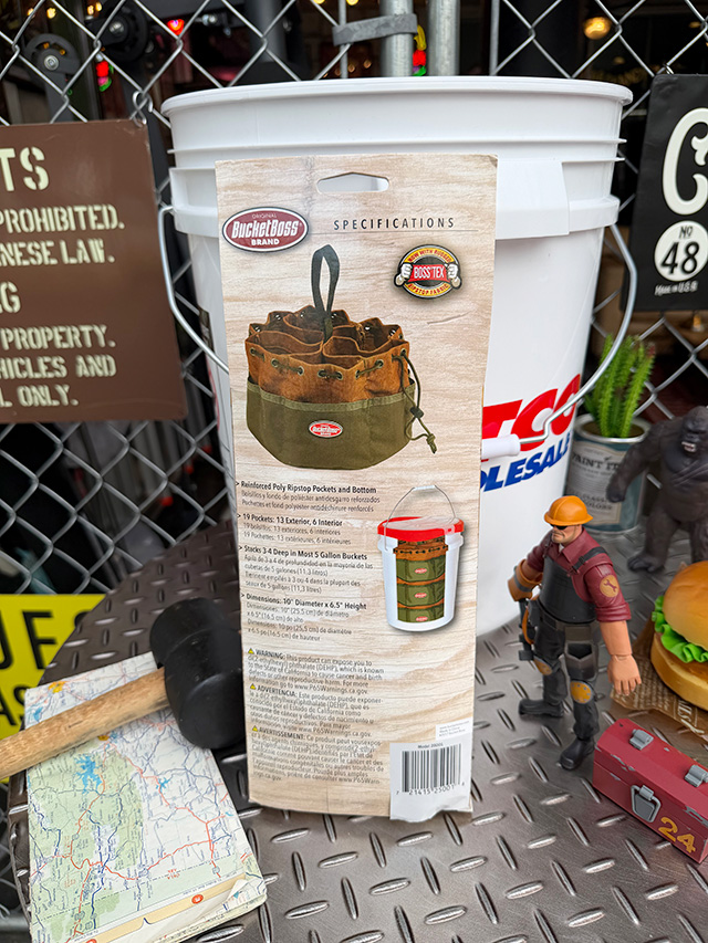 パラシュートバッグ　19ポケット　道具入れ　ツールバッグ　5ガロンバケツ対応　※バケツは別売です ■ アメリカン雑貨 アメリカ雑貨 |  | 09