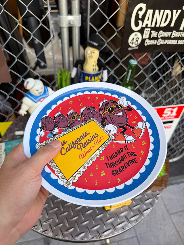 カリフォルニアレーズン　メラミンプレート　お皿 ■ アメリカン雑貨 アメリカ雑貨 |  | 03