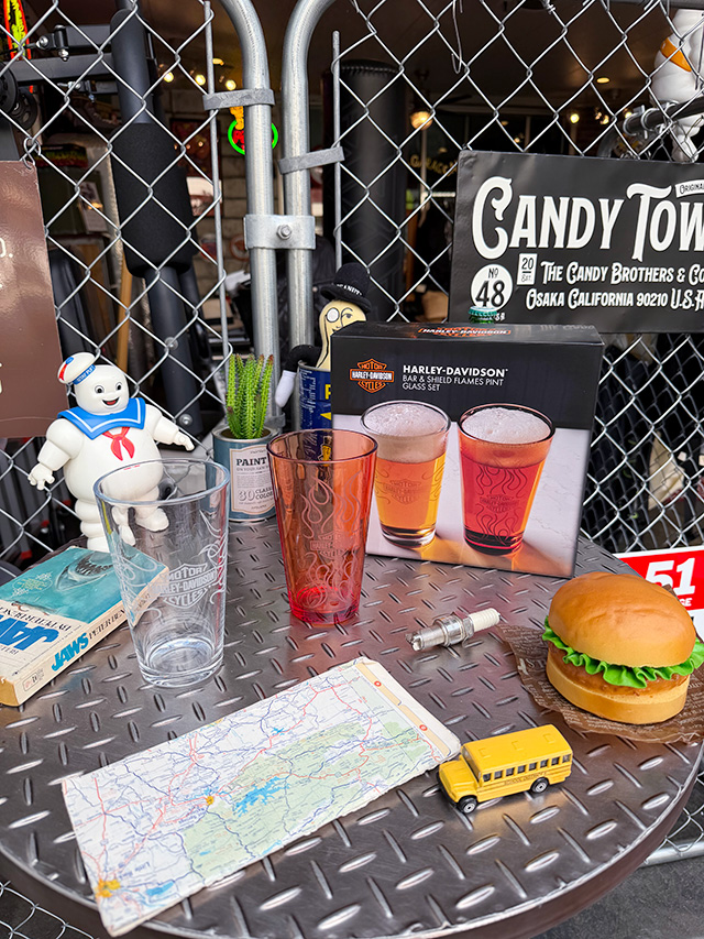 ハーレーダビッドソン　バー＆シールド　フレイムス　パイント　グラスセット ■ アメリカン雑貨 アメリカ雑貨 | Harley Davidson | 04