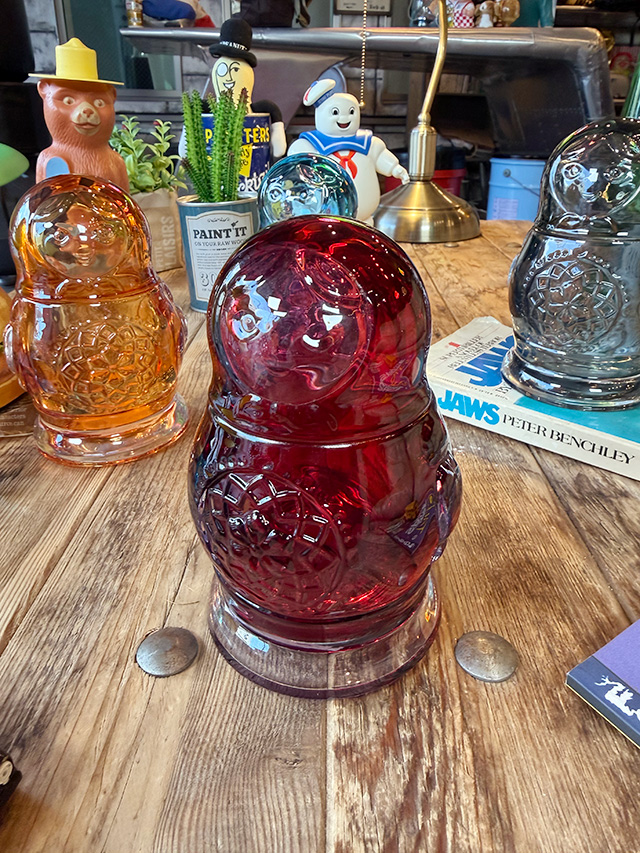 トスダイス　マトリョーシカ　ジャー　ガラス製　（レッド）　単品 ■ アメリカン雑貨 アメリカ雑貨 | 