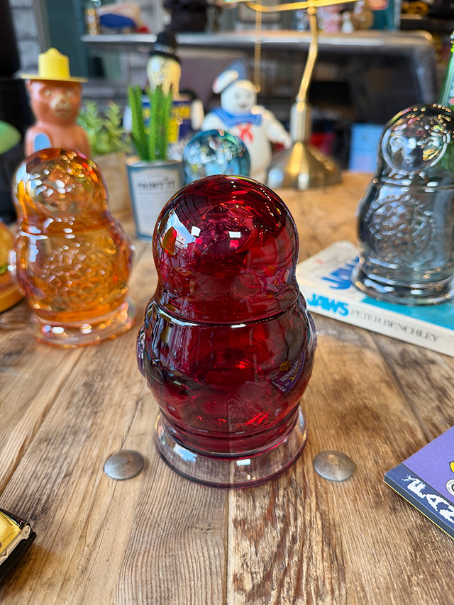 トスダイス　マトリョーシカ　ジャー　ガラス製　（レッド）　単品 ■ アメリカン雑貨 アメリカ雑貨 |  | 02