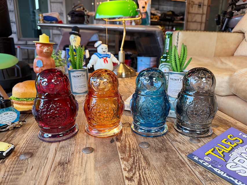 トスダイス　マトリョーシカ　ジャー　ガラス製　（全4色セット） ■ アメリカン雑貨 アメリカ雑貨 | 