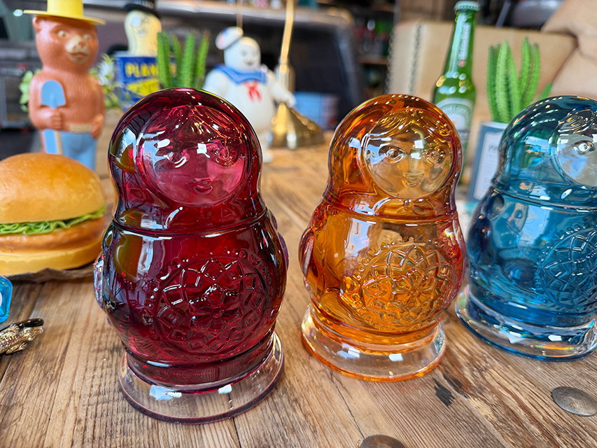 トスダイス　マトリョーシカ　ジャー　ガラス製　（全4色セット） ■ アメリカン雑貨 アメリカ雑貨 |  | 01