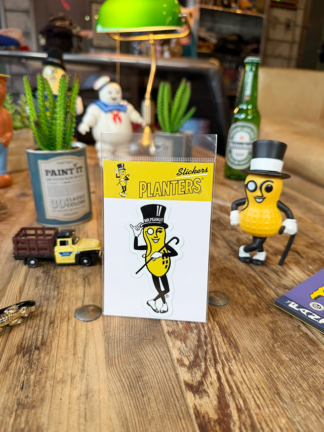 ミスターピーナッツ　オフィシャル　ステッカー　（キャラクター/ダイカット） ■ アメリカン雑貨 アメリカ雑貨 |  | 01