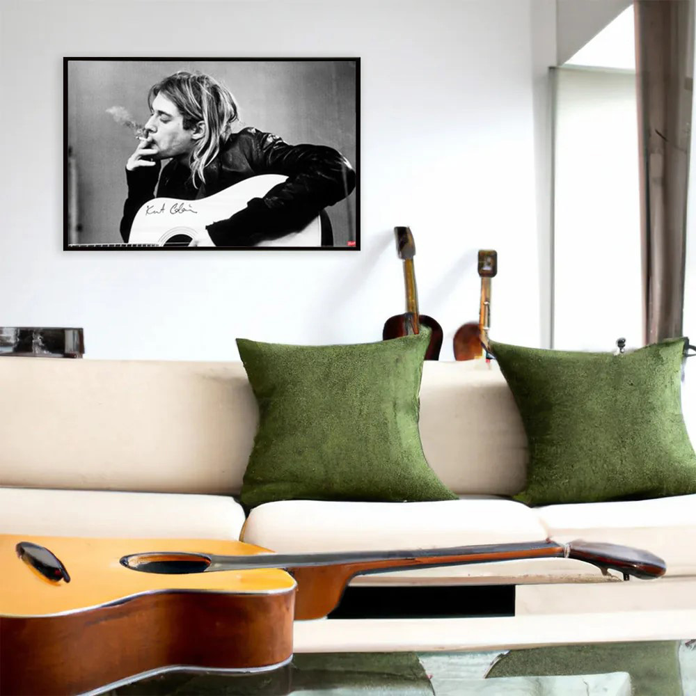 ニルヴァーナ　カート・コバーン　オフィシャル　ポスター　公式グッズ　※フレームは付属しません ■ アメリカン雑貨 アメリカ雑貨 |  | 01