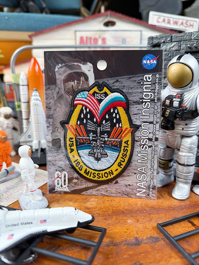 NASA　オフィシャル　ワッペン　（USA　ISSミッション） ■ アメリカン雑貨 アメリカ雑貨  爆買 | 