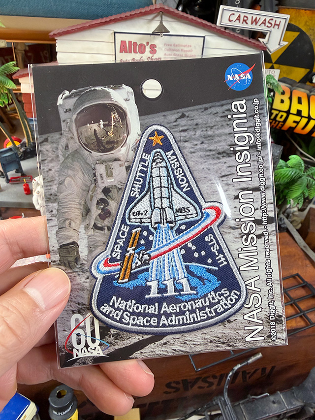 NASA　オフィシャル　ワッペン　（スペースシャトル/STS-111） ■ アメリカン雑貨 アメリカ雑貨  爆買 |  | 02