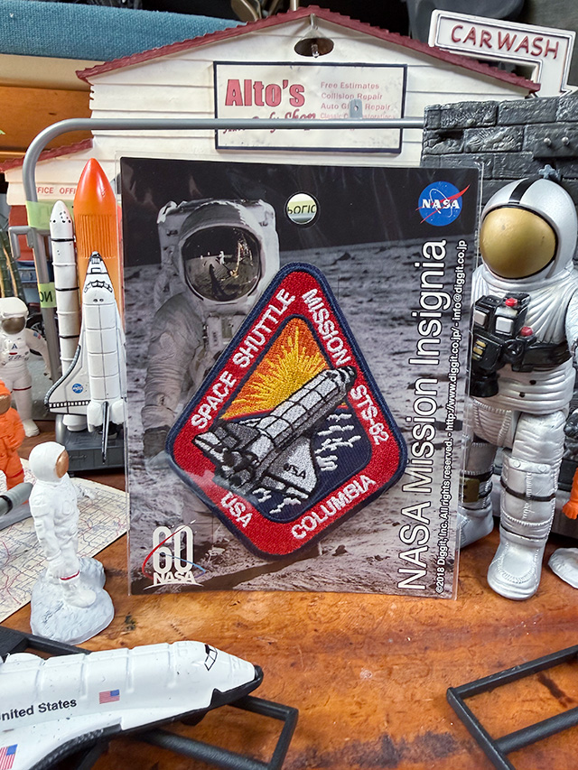 NASA　オフィシャル　ワッペン　（スペースシャトル/コロンビア） ■ アメリカン雑貨 アメリカ雑貨  爆買 | 