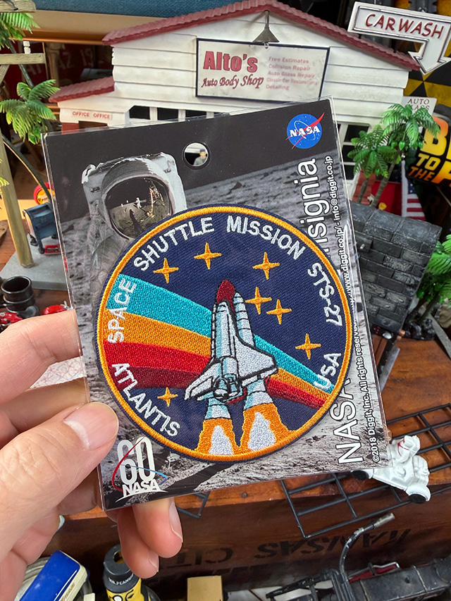 NASA　オフィシャル　ワッペン　（スペースシャトル/アトランタ） ■ アメリカン雑貨 アメリカ雑貨  爆買 |  | 02