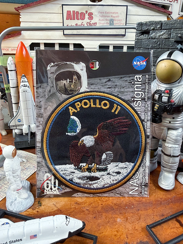 NASA　オフィシャル　ワッペン　（アポロ11） ■ アメリカン雑貨 アメリカ雑貨  爆買 | 