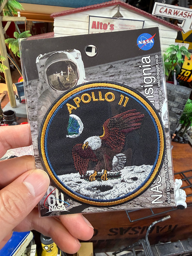 NASA　オフィシャル　ワッペン　（アポロ11） ■ アメリカン雑貨 アメリカ雑貨  爆買 |  | 02