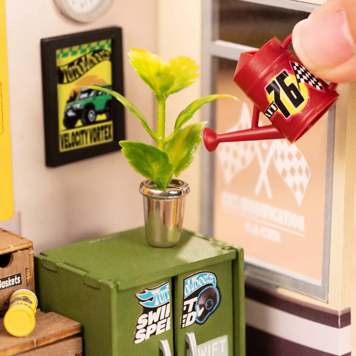 つくるんです！　アメリカンガレージ　ミニチュアハウス　DIYキット　（日本語説明書付き）　塗装不要　見本通りに完成します |  | 09