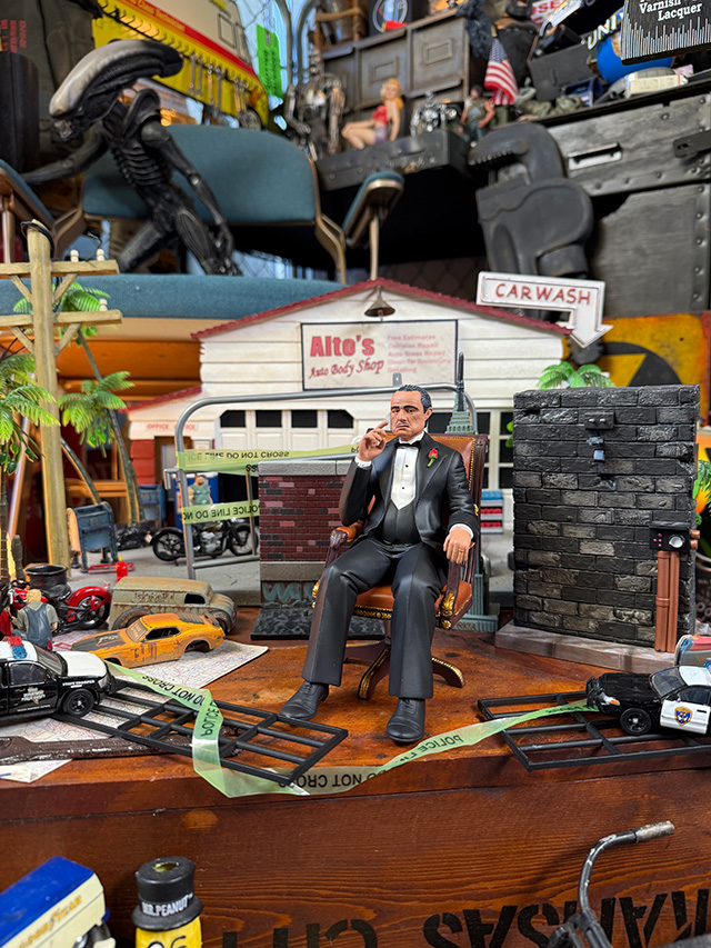 映画　ゴッドファーザー　ドン・ヴィトー・コルレオーネ　フィギュア ■ アメリカン雑貨 アメリカ雑貨 |  | 05