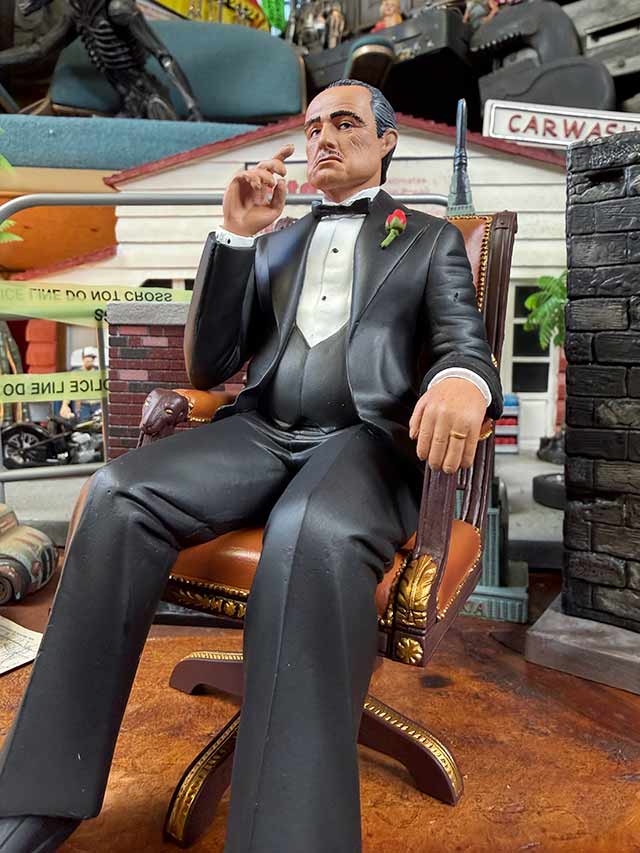 映画　ゴッドファーザー　ドン・ヴィトー・コルレオーネ　フィギュア ■ アメリカン雑貨 アメリカ雑貨 |  | 06