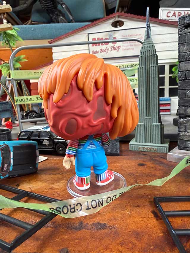 ファンコポップ　映画　チャイルドプレイ　チャッキー　フィギュア　（半分スプラッター） ■ アメリカン雑貨 アメリカ雑貨  爆買 |  | 01