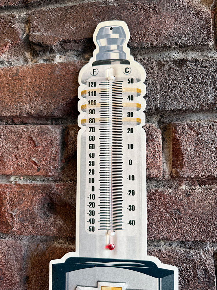 シボレー　スパークプラグ型　サーモメーター　温度計　ブリキ看板　MADE IN U.S.A. ■ アメリカン雑貨 アメリカ雑貨 |  | 01