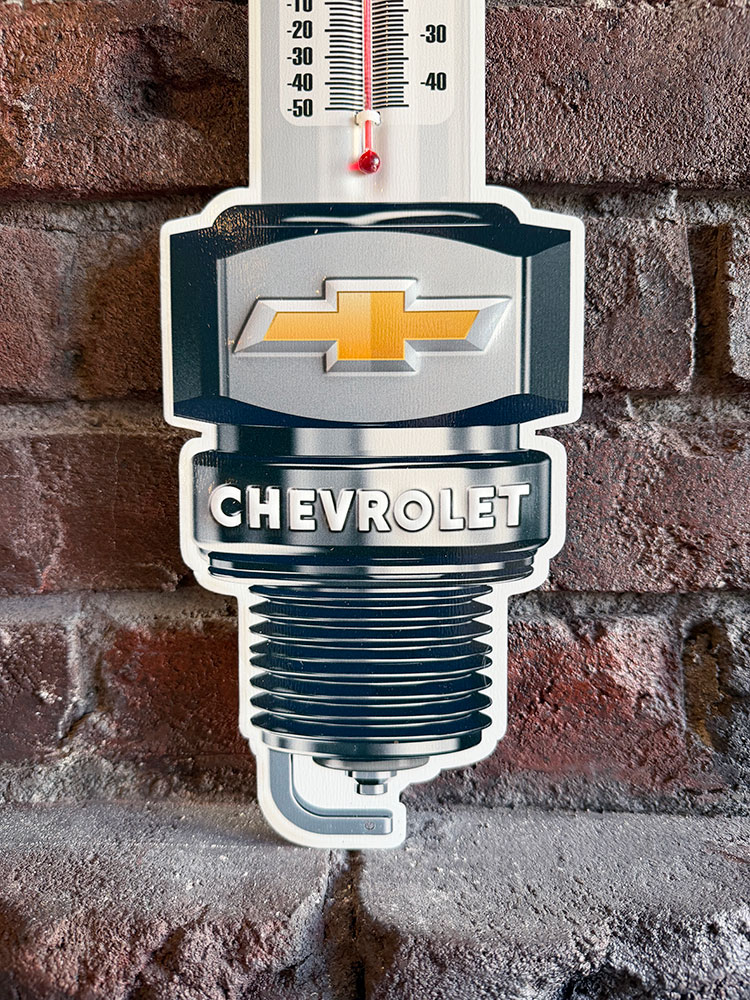 シボレー　スパークプラグ型　サーモメーター　温度計　ブリキ看板　MADE IN U.S.A. ■ アメリカン雑貨 アメリカ雑貨 |  | 02