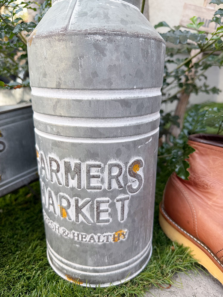 ファーマーズマーケット　ミルク缶　（Sサイズ） ■ アメリカン雑貨 アメリカ雑貨 |  | 02