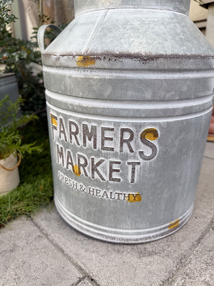 ファーマーズマーケット　ミルク缶　（ドラム） ■ アメリカン雑貨 アメリカ雑貨 |  | 02
