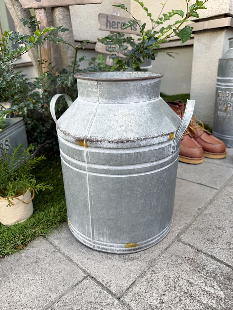 ファーマーズマーケット　ミルク缶　（ドラム） ■ アメリカン雑貨 アメリカ雑貨 |  | 03