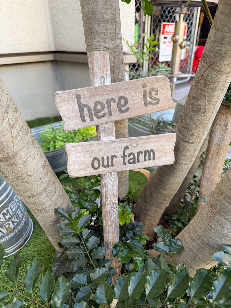 「OUR FARM」　ウッド製　ガーデンサインボード S ■ アメリカン雑貨 アメリカ雑貨 | 