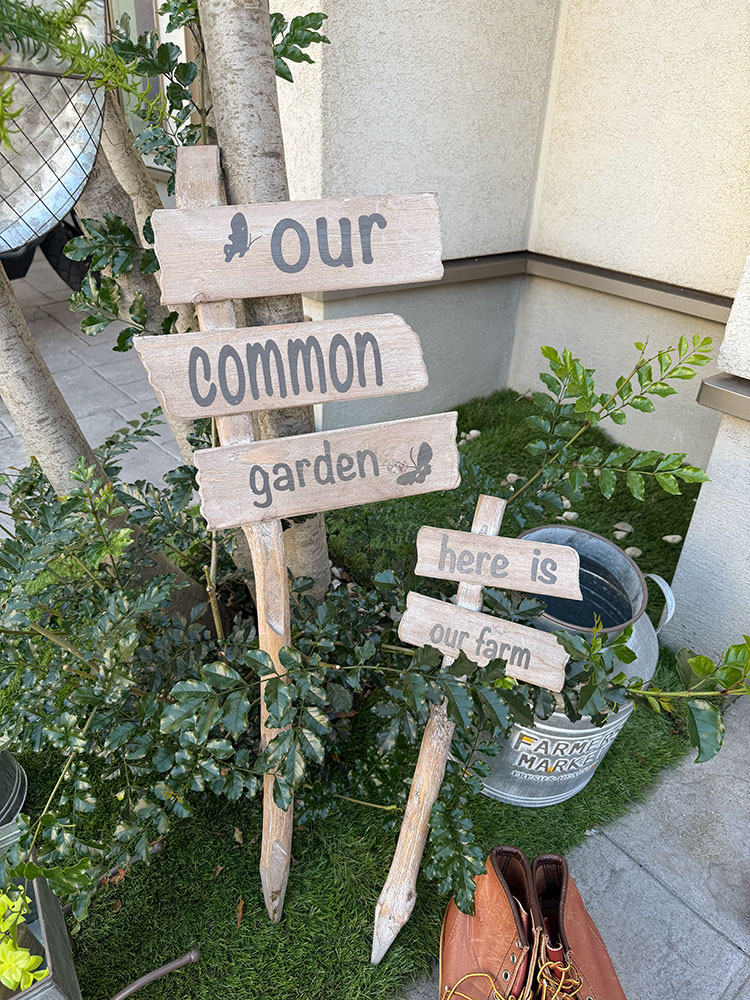 「OUR FARM」 & 「OUR COMMON GARDEN」　ウッド製　ガーデンサインボード　（2個セット） ■ アメリカン雑貨 アメリカ雑貨 |  | 04