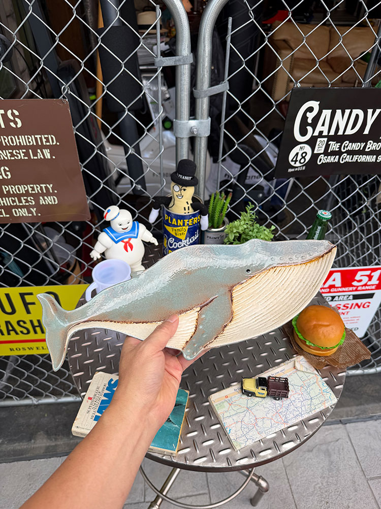 クジラ　プレート　くじらのお皿　陶器製 ■ アメリカン雑貨 アメリカ雑貨 |  | 02