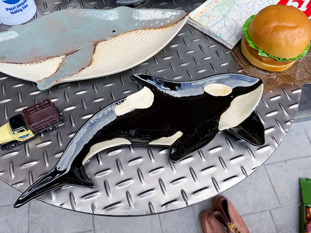 シャーク ＆ クジラ ＆ シャチ　プレート　お皿　陶器製　（全3種セット） ■ アメリカン雑貨 アメリカ雑貨 |  | 01