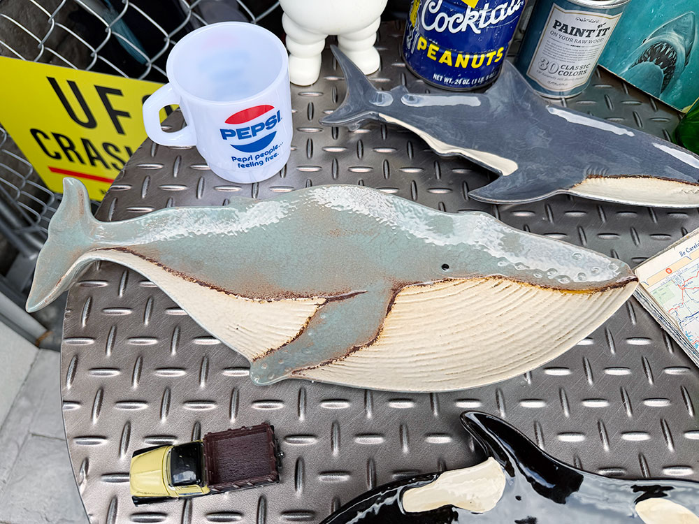 シャーク ＆ クジラ ＆ シャチ　プレート　お皿　陶器製　（全3種セット） ■ アメリカン雑貨 アメリカ雑貨 |  | 02