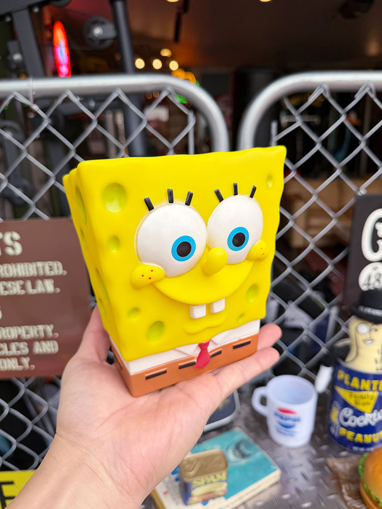 スポンジボブ フィギュアバンク 貯金箱 □ アメリカン雑貨 アメリカ