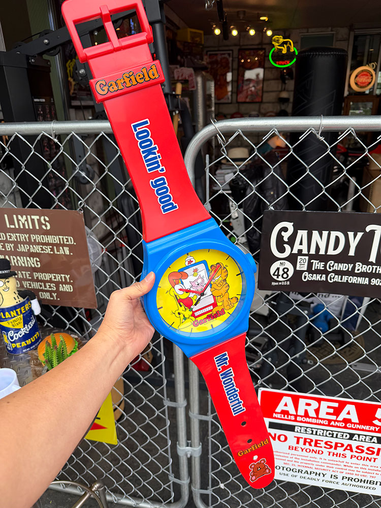 ガーフィールド　ビッグサイズ　ウォールウォッチ　壁掛け時計 ■ アメリカン雑貨 アメリカ雑貨 |  | 04