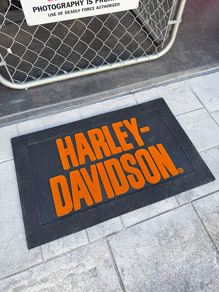 ハーレーダビッドソン　テキストロゴ　オフィシャル　エントリーマット　玄関マット ■ アメリカン雑貨 アメリカ雑貨 | Harley Davidson
