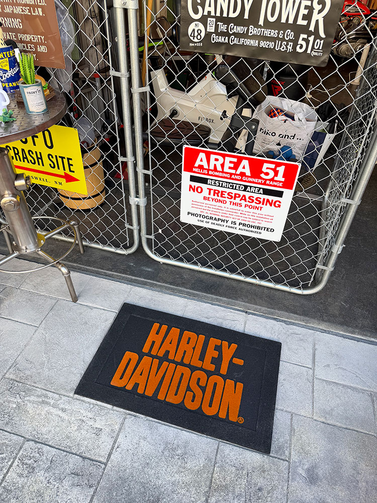 ハーレーダビッドソン　テキストロゴ　オフィシャル　エントリーマット　玄関マット ■ アメリカン雑貨 アメリカ雑貨 | Harley Davidson | 05