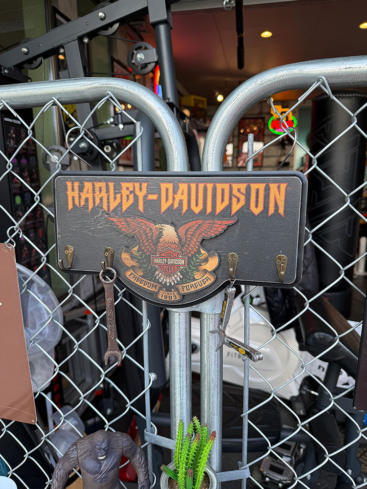 ハーレーダビッドソン　ハードロック　イーグル　キーフックボード　キーラック ■ アメリカン雑貨 アメリカ雑貨 | 