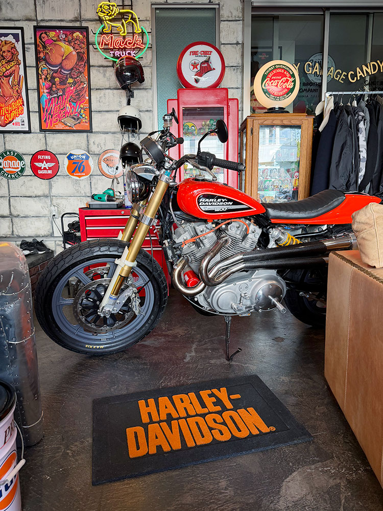 ハーレーダビッドソン　テキストロゴ　オフィシャル　エントリーマット　玄関マット ■ アメリカン雑貨 アメリカ雑貨 | Harley Davidson | 06
