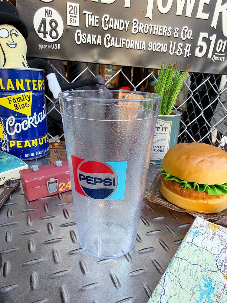 ペプシ インパクト タンブラー 470ml （70年代ロゴ） □ アメリカン