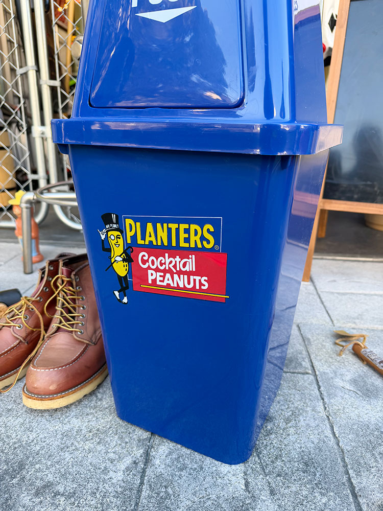 ミスターピーナッツ　ダストビン　20Lサイズ　（ネイビー）　ゴミ箱　トラッシュカン ■ アメリカン雑貨 アメリカ雑貨  爆買 |  | 02